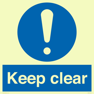 keep clear